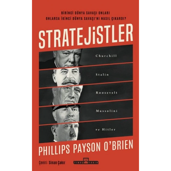 Stratejistler Churchill, Stalin, Roosevelt, Mussolini ve Hitler