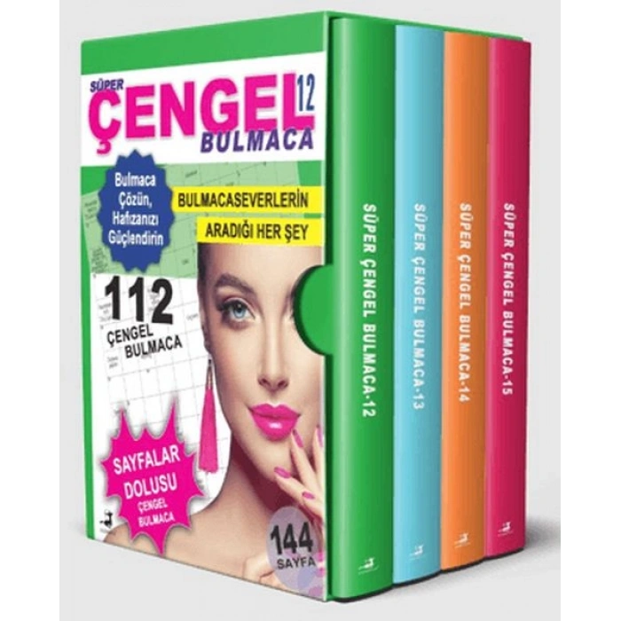 Süper Çengel Bulmaca 4 Kitap Kutulu Set