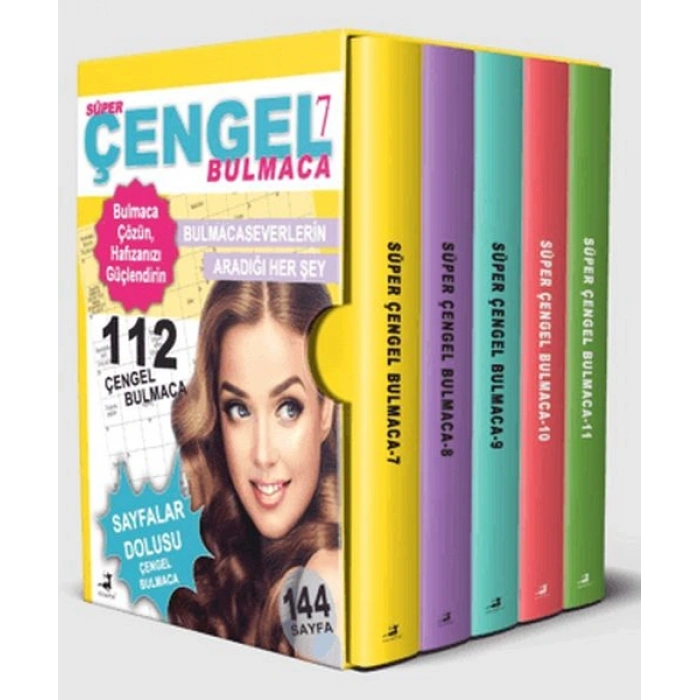 Süper Çengel Bulmaca 5 Kitap Kutulu Set