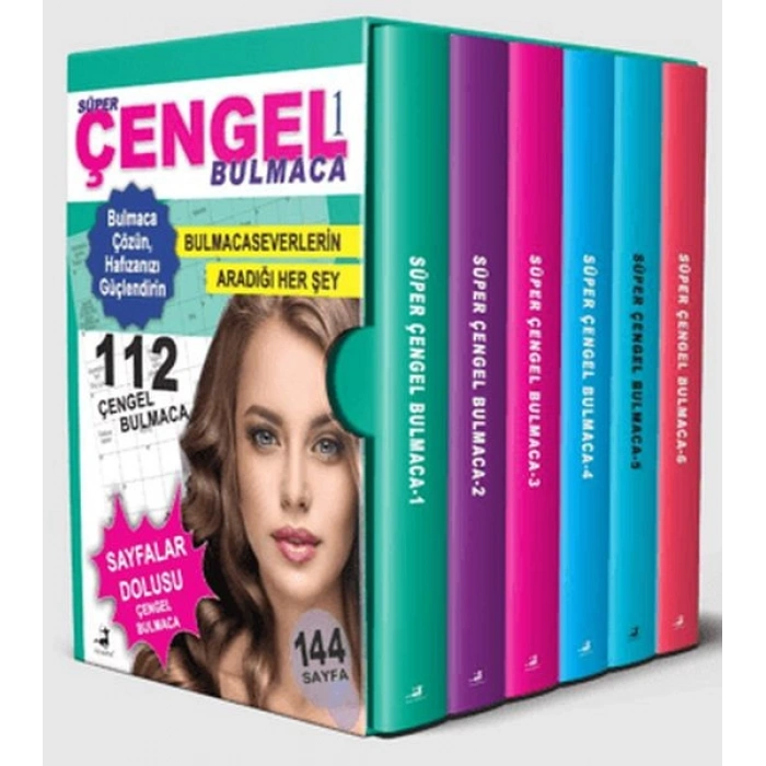 Süper Çengel Bulmaca 6 Kitap Kutulu Set