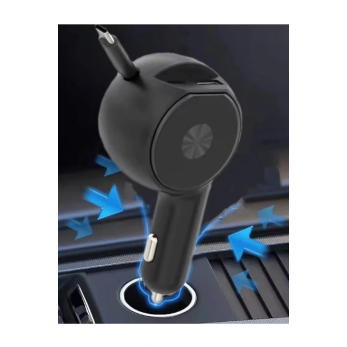 Süper Hızlı Araç Şarj  60w Adaptör Çakmaklık Girişli