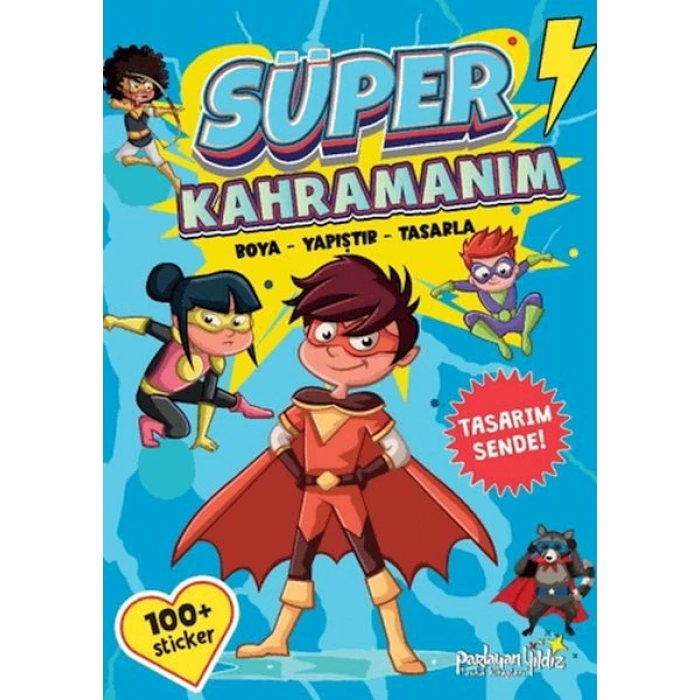 Süper Kahramanım Boya-Yapıştır-Tasarla