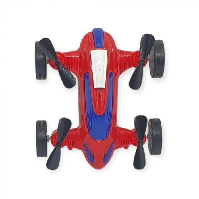 Sürtmeli Drone Araba Hareketli Pervane - Kırmızı - 1 ADET