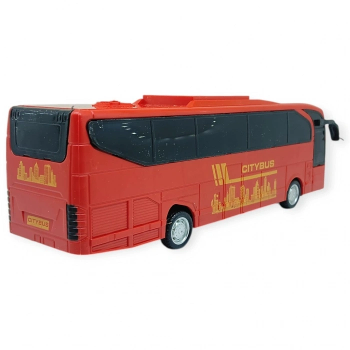 Sürtmeli Tur Otobüsü - 23 cm - Kırmızı - 1 ADET