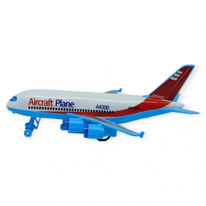 Sürtmeli Yolcu Uçağı 16 cm - Beyaz - 1 ADET