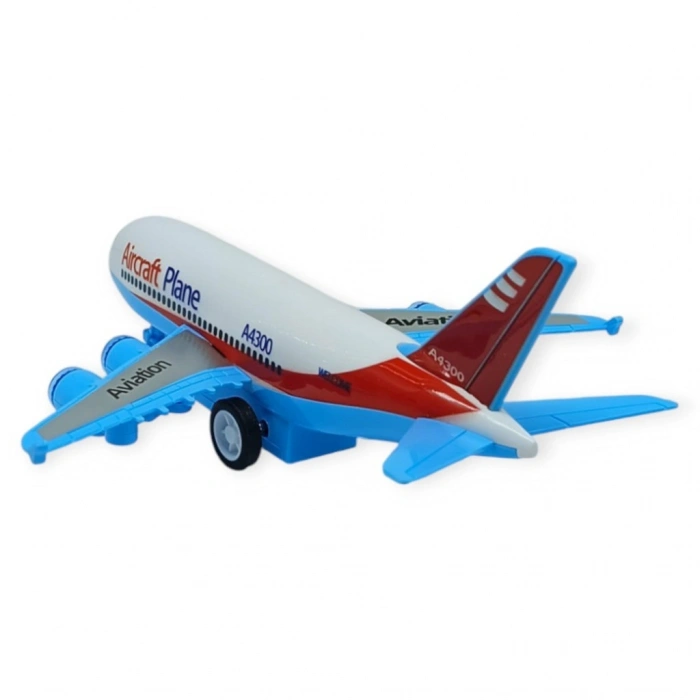 Sürtmeli Yolcu Uçağı 16 cm - Beyaz - 1 ADET