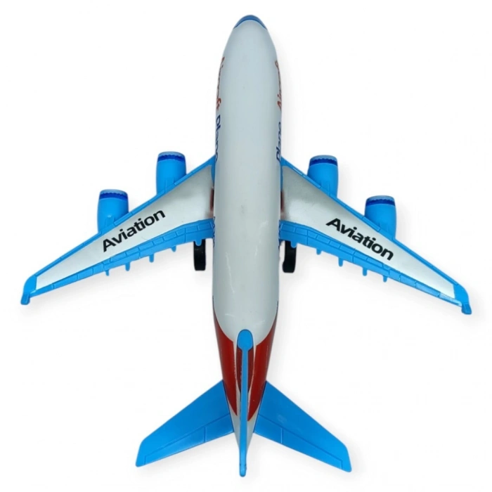 Sürtmeli Yolcu Uçağı 16 cm - Beyaz - 1 ADET