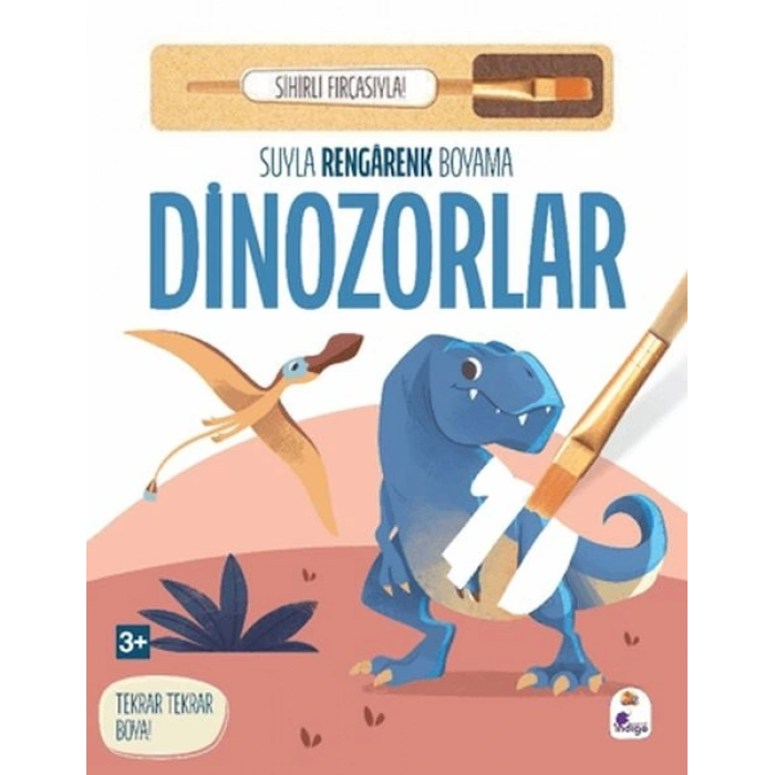 Suyla Rengarenk Boyama - Dinozorlar (Sihirli Fırçasıyla)