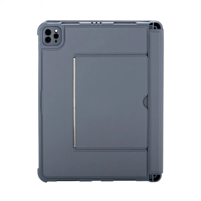 T5507d İpad Pro 11 (2022) Kılıf Palermo Ledli Klyeli Standlı Tablet Kılıfı - Siyah