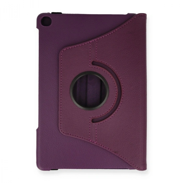 Tab M10 Tb328fu Kılıf 360 Tablet Deri Kılıf - Mürdüm