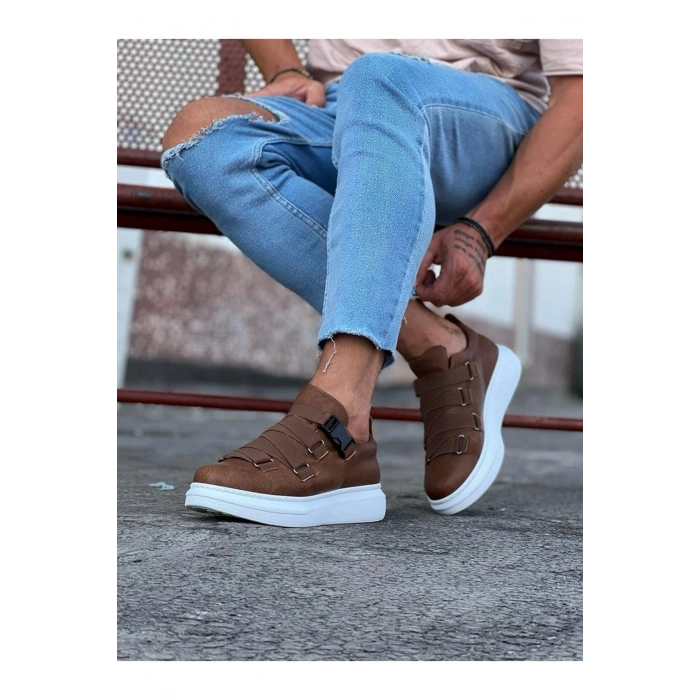 Taba Erkek Yüksek Taban  Ayakkabı