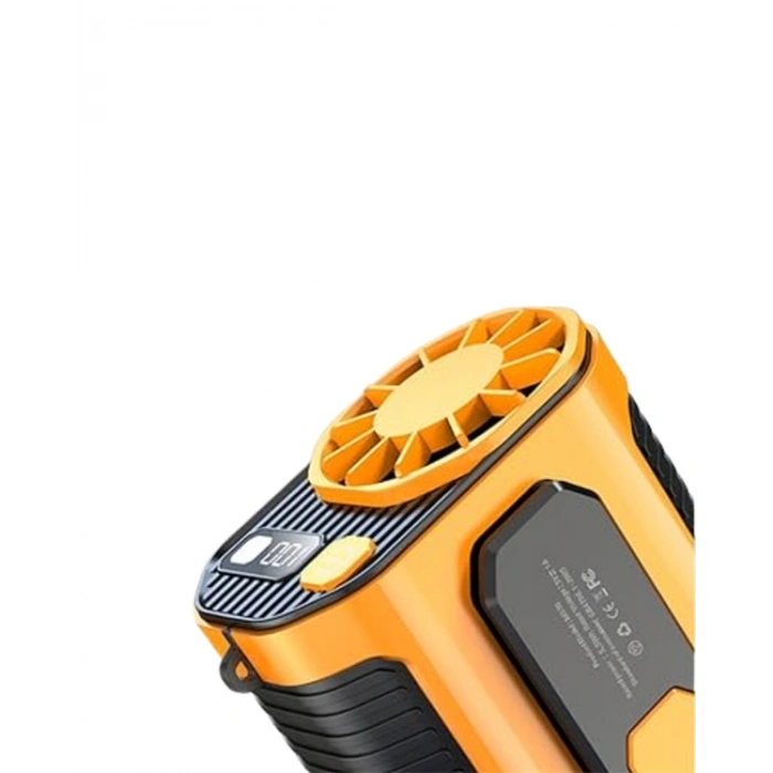 Taşınabilir USB Şarjlı Turbo Fan – 3 Modlu Soğutma, Hafif & Kompakt