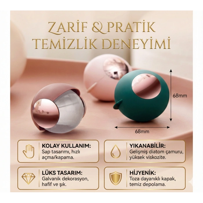 Taşınabilir Yıkanabilir Giysiler Yapışkan  Topu