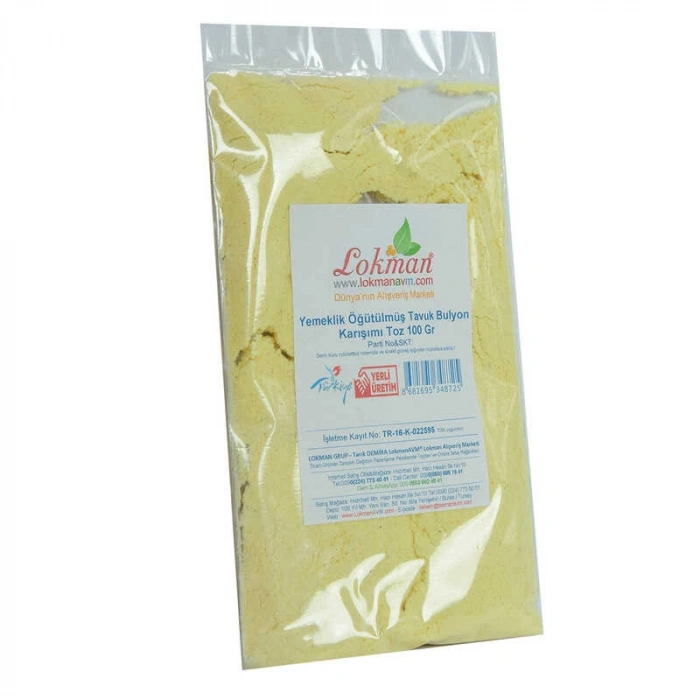 Tuk Bulyon Toz Yemeklik Öğütülmüş Karışım 100 Gr Paket