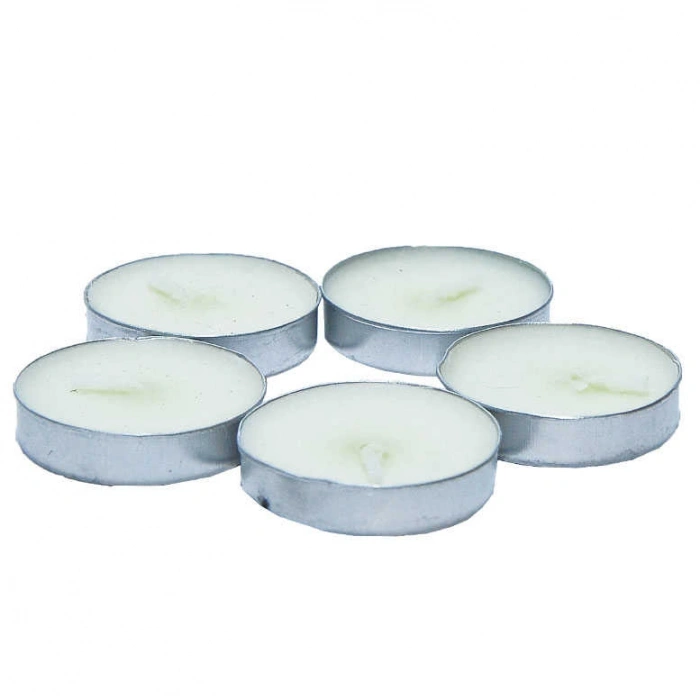 Tea Lights Beyaz Mum 5 li 1 Paket