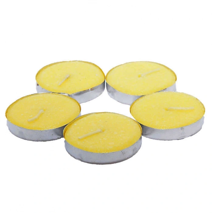 Tea Lights Sarı Mum 5 li 1 Paket