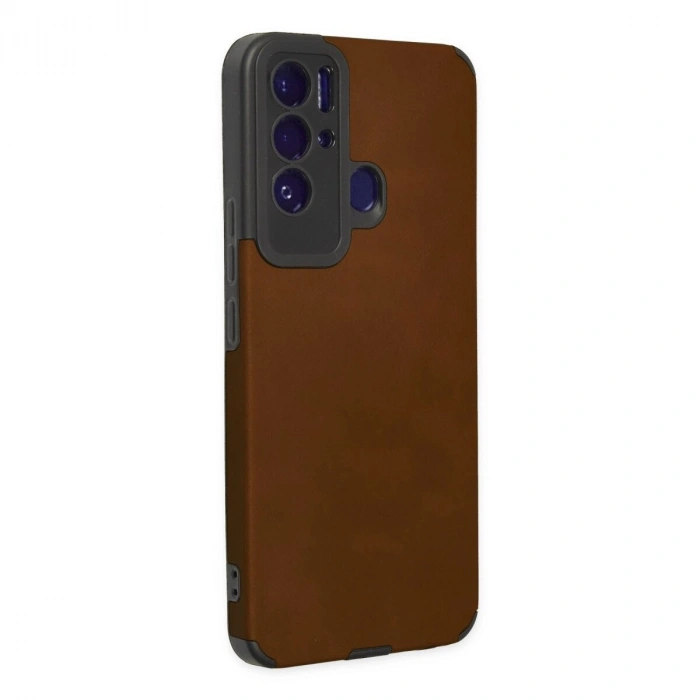 Tecno Pova Neo Kılıf Loop Deri  - Kahverengi