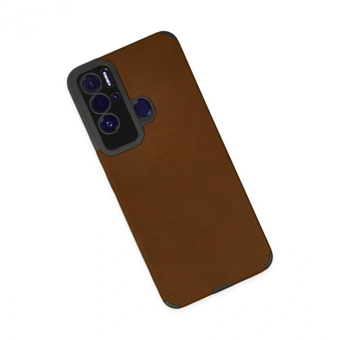 Tecno Pova Neo Kılıf Loop Deri  - Kahverengi