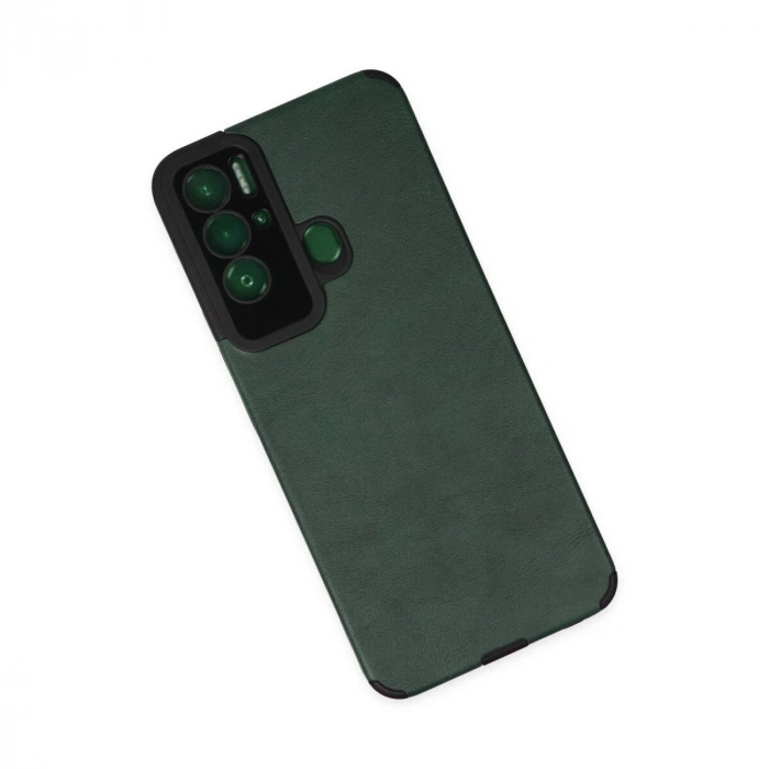 Tecno Pova Neo Kılıf Loop Deri  - Yeşil
