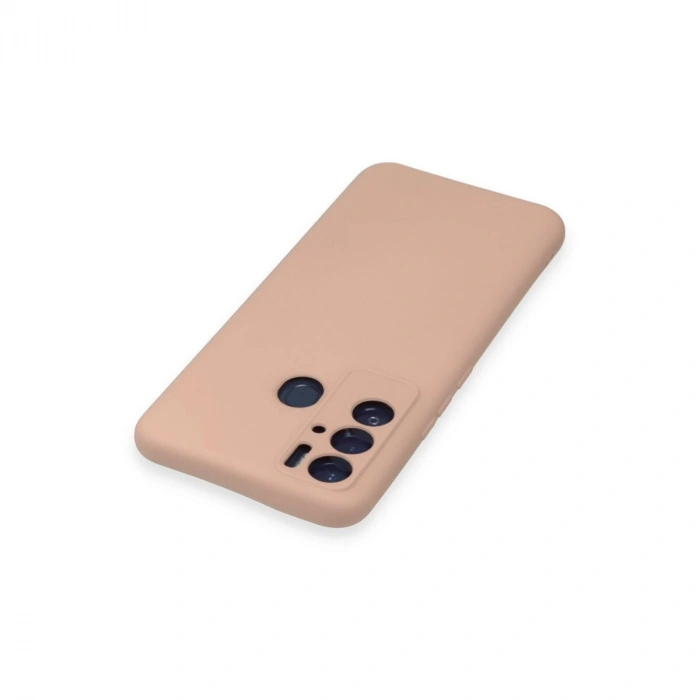 Tecno Pova Neo Kılıf Nano İçi Kadife  - Pudra