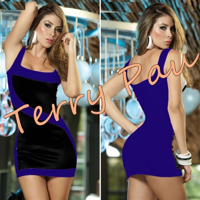 TP100730 Kontras Mini Elbise