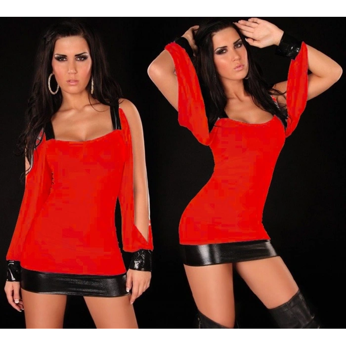 TP100984 Seksi Mini Elbise