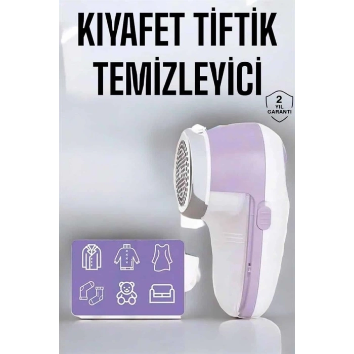 Tiftik Temizleyici Hazneli Şarjlı Manuel Kolay Kullanım