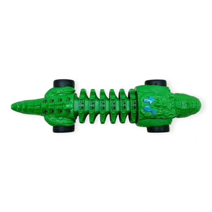 Timsah Araba - Otomatik Hareketli Sesli Işıklı 32 cm - Yeşil Gerçekçi Timsah - 1 ADET
