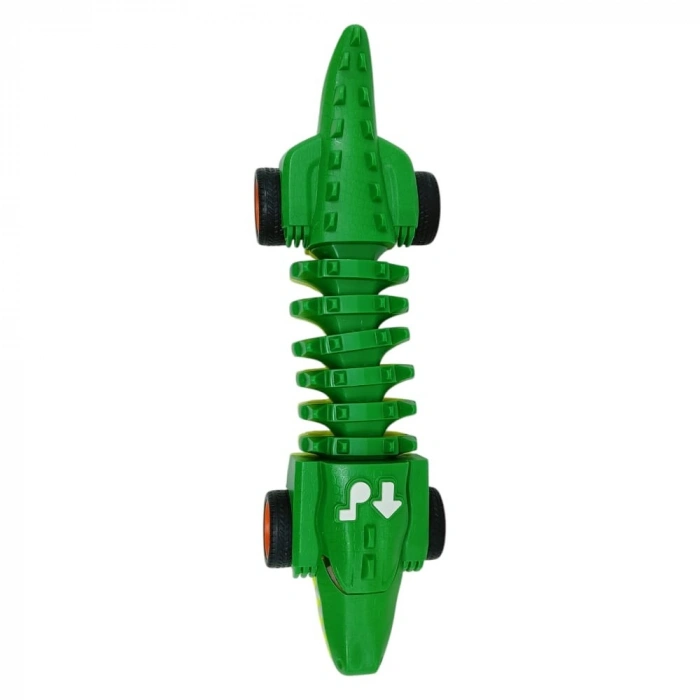 Timsah Araba - Otomatik Hareketli Sesli Işıklı 32 cm - Yeşil Timsah - 1 ADET