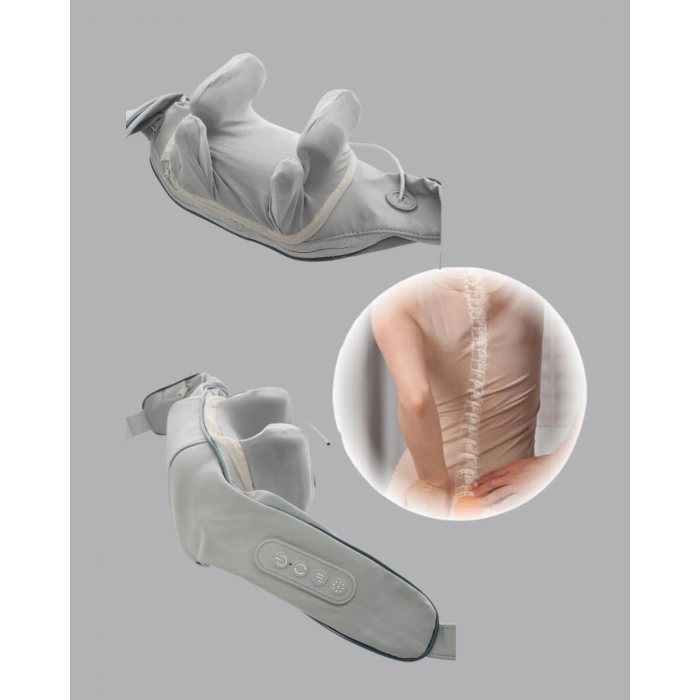 Titreşimli Boyun Masaj Cihazı Isı Terapili Şarjlı VNB01 Ergonomik U Tasarım
