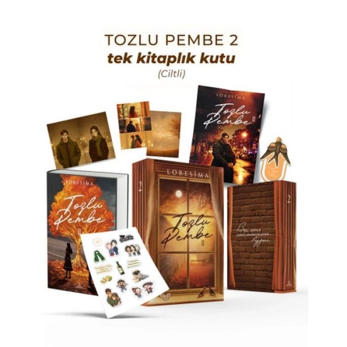 Tozlu Pembe 2 –Tek Kitaplık Kutu