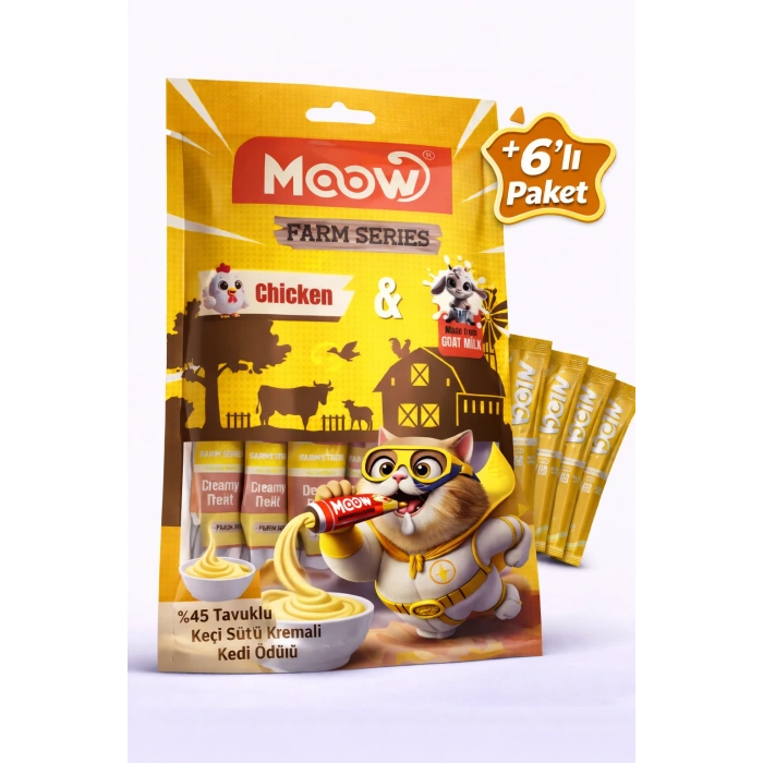Tuklu Keçi Sütlü Kedi a Ödülü 6x12g