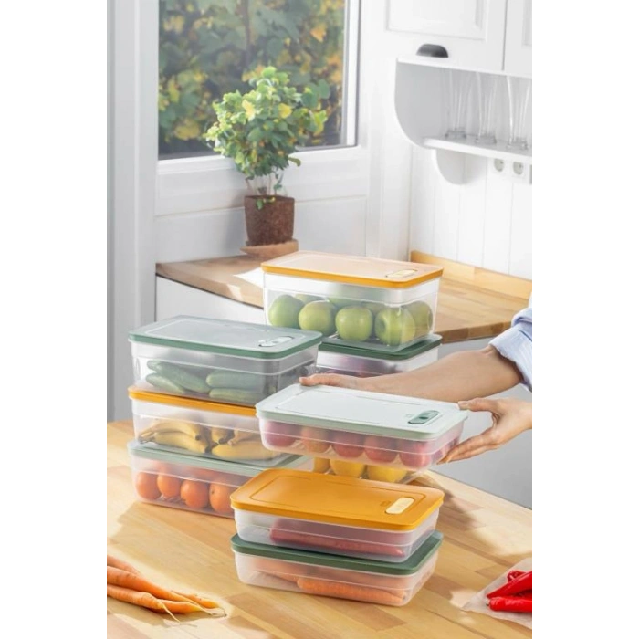 Tupper Model  Vakumlu  Mikrodalga Buzluk Saklama Kabı 5Lt (74)
