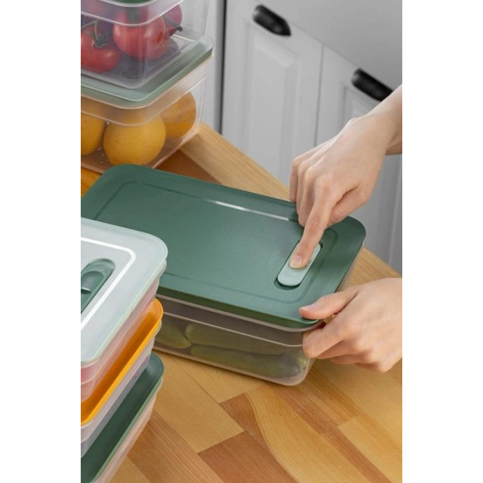 Tupper Model  Vakumlu  Mikrodalga Buzluk Saklama Kabı 5Lt (74)