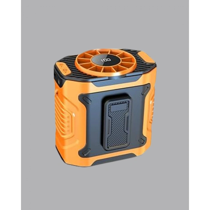 Turbo Mini Taşınabilir Fan – 100 Kademeli Dijital Hız Kontrolü ve TypeC Şarj