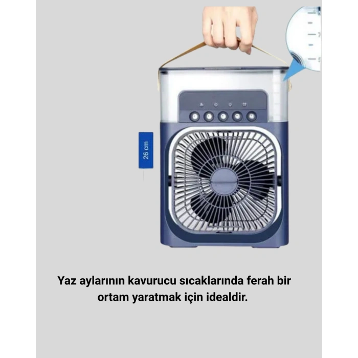 Turbo Teknolojili Ayarlanabilir Sessiz Masa ve Ofis Fanı
