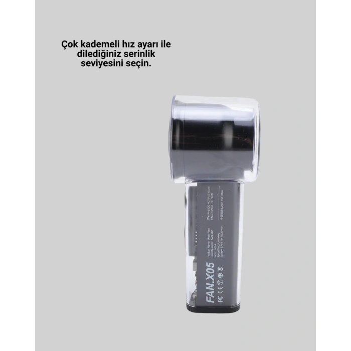 Ultra Sessiz USB Şarjlı Fan | Taşınabilir ve Hafif Tasarım