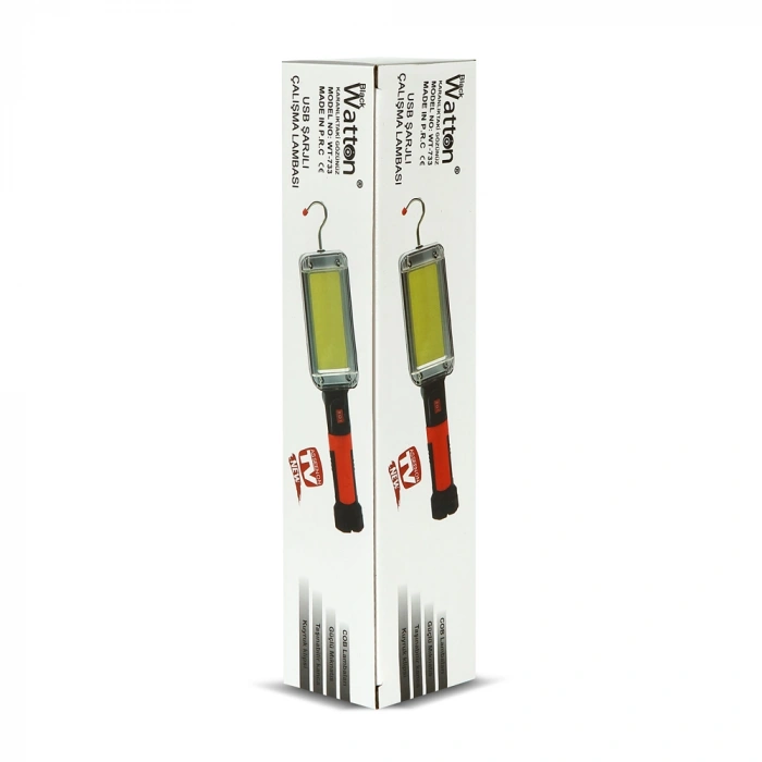 Usb Şarjlı Oto Tamirci Çalışma Lambası Watton Wt-733
