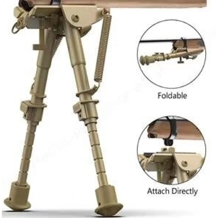 Üstün Metal Alaşım Yaylı Bipod Çak