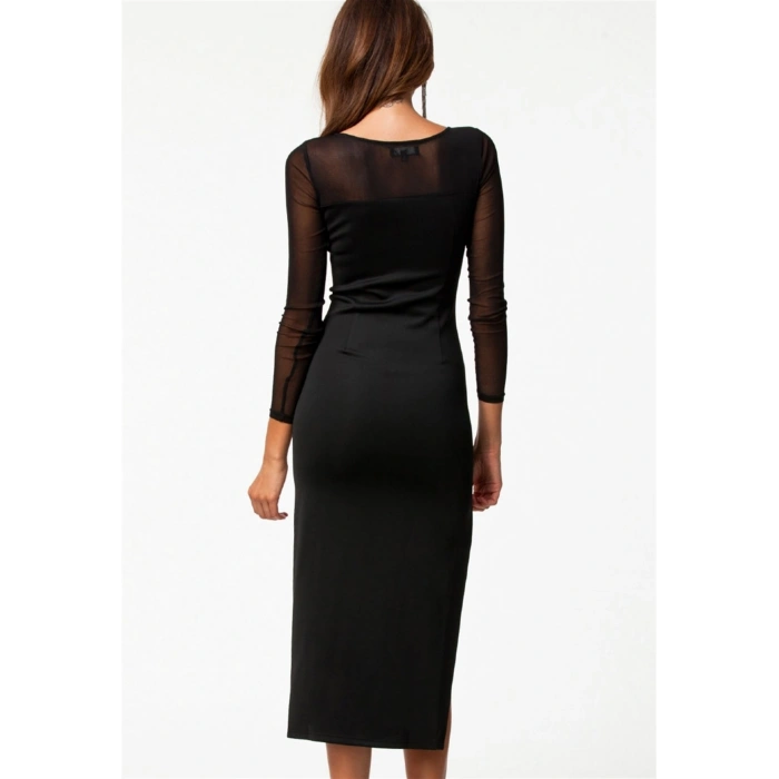 Uzun Kısa Moda Elbise