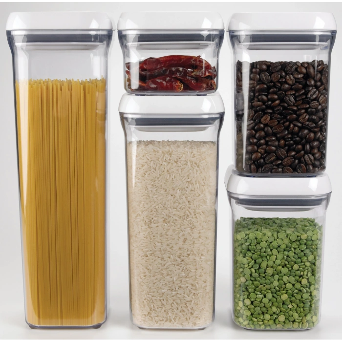 Vakumlu Kare Saklama Kabı  1 Litre (74)