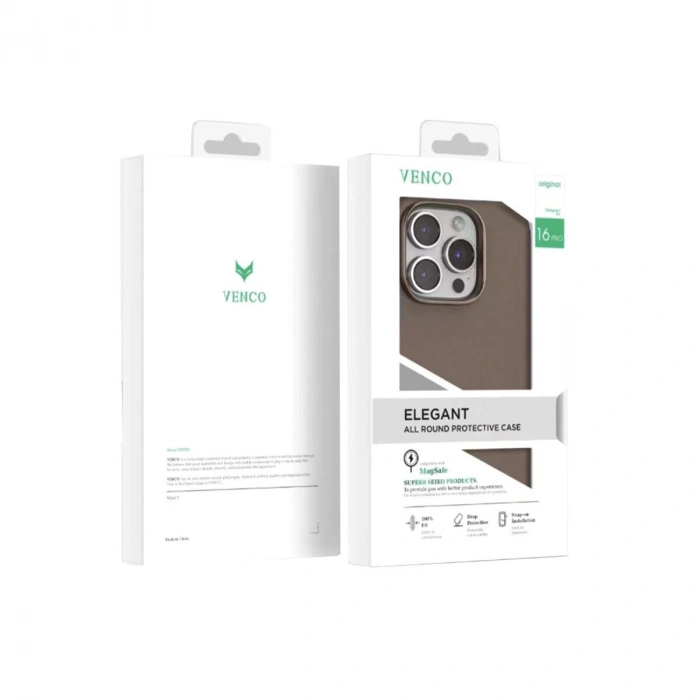 Venco  İphone 16 Pro Jinta Magsafe Kapak - Siyah