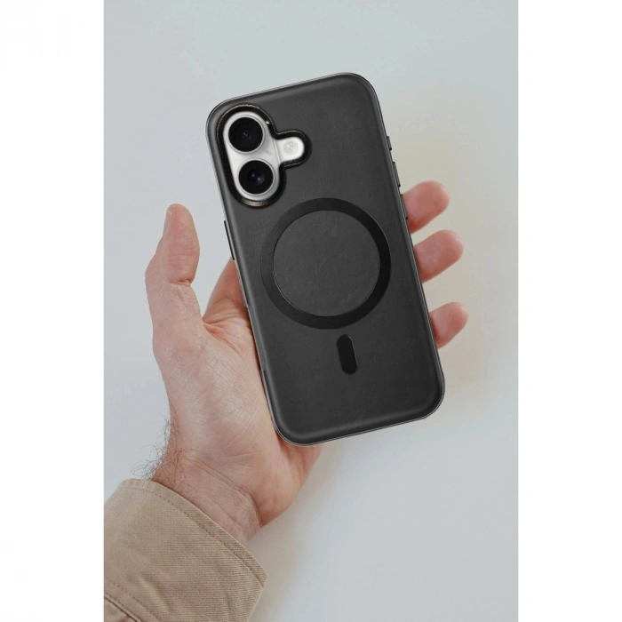 Venco İphone 16 Puskas Magsafe Kapak - Açık Kahve