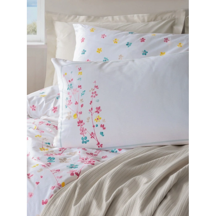 Vivid Çift Kişilik Pikeli Nev Takımı Flare Bej