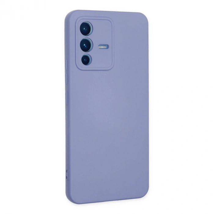 Vivo V23 5g Kılıf Nano İçi Kadife  - Lila