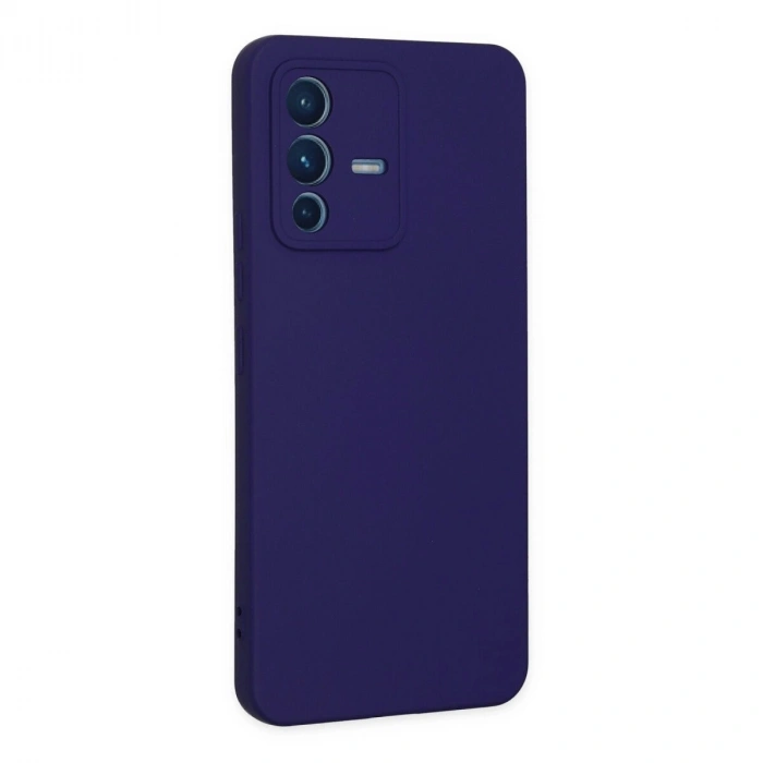 Vivo V23 5g Kılıf Nano İçi Kadife  - Mor