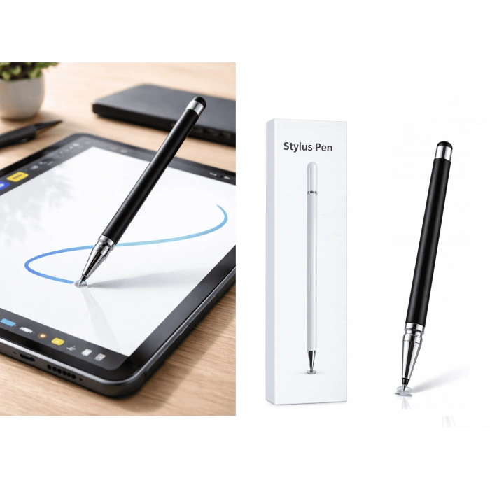 Vivo V23 Uyumlu Dokunmatik Stylus Kalem Disk Uçlu Hassas Tablet Telefon Çizim Kalemi