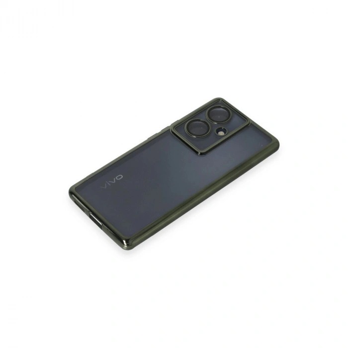 Vivo V29 Lite Kılıf  Lensli  - Yeşil
