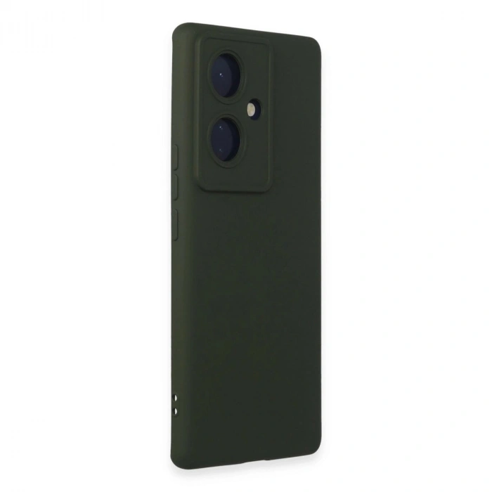 Vivo V29 Lite Kılıf Nano İçi Kadife  - Koyu Yeşil
