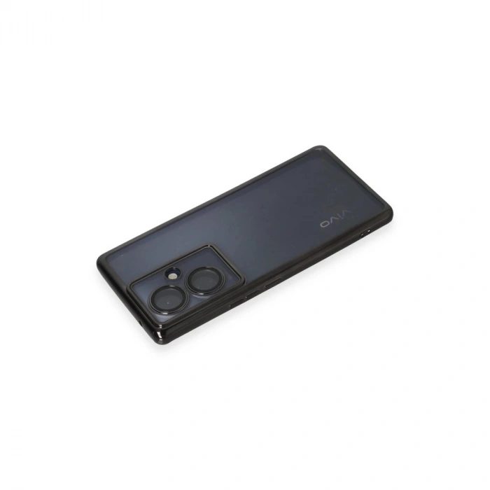 Vivo V29 Lite Kılıf  Lensli  - Siyah